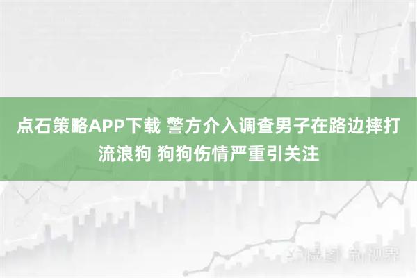 点石策略APP下载 警方介入调查男子在路边摔打流浪狗 狗狗伤情严重引关注